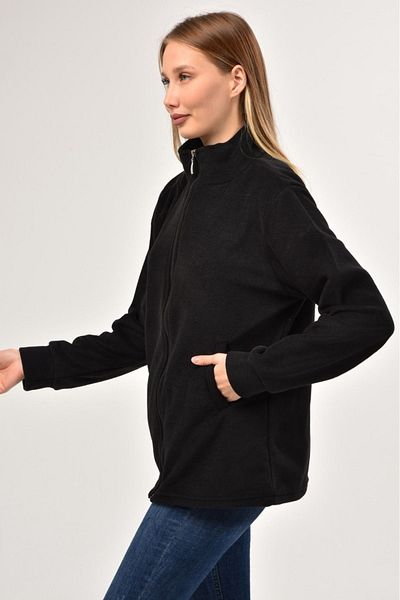 LİKAPA Zippered Fleece Coat