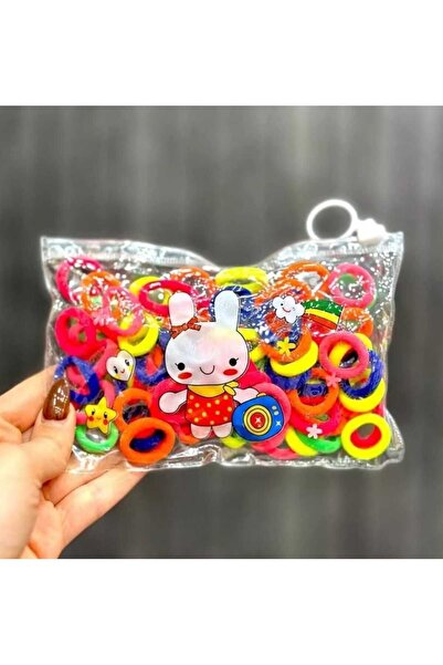 zyc Geantă drăguță pentru fetiță - Agrafă elastică pentru păr 100 buc