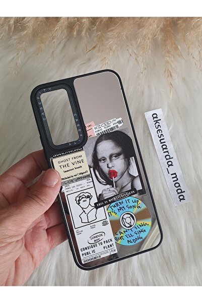 Aksesuarda Moda حافظة سامسونج جالاكسي A55 المتوافقة مع نمط المرآة