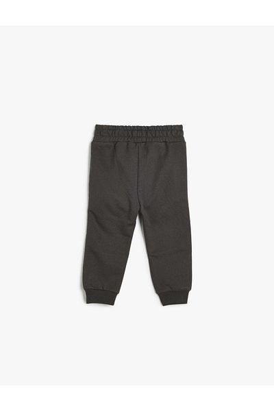 Koton Cotton Jogger Sweatpants - Waist Lace-up