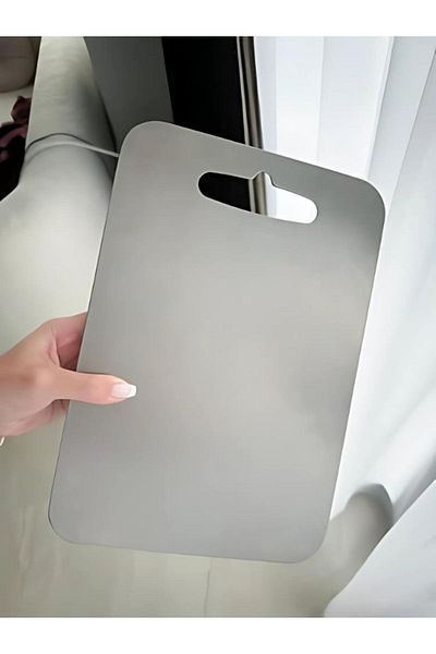 Piki Stainless Steel Metal Cutting Board, Antibacterial, 2 Different Size Options