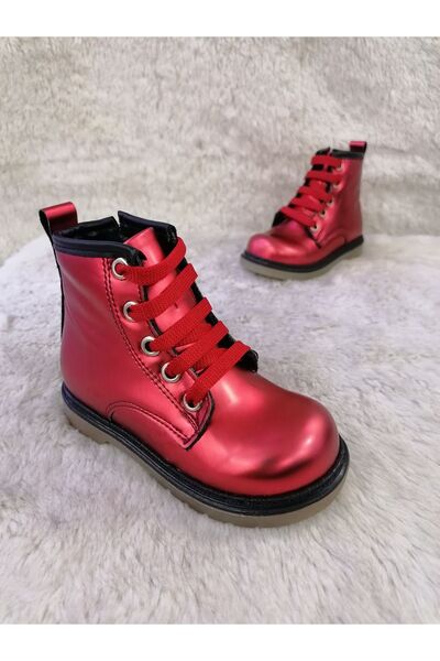 Özgür Kids ORTOPEDİK TABAN PARLAK KIZ ÇOCUK BOT