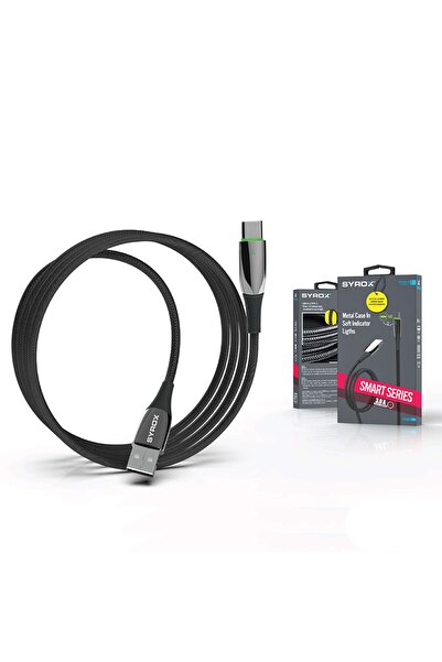 Syrox C134AT USB to Type-C Şarj ve Data Kablosu 3.0A Ultra Hızlı Şarj