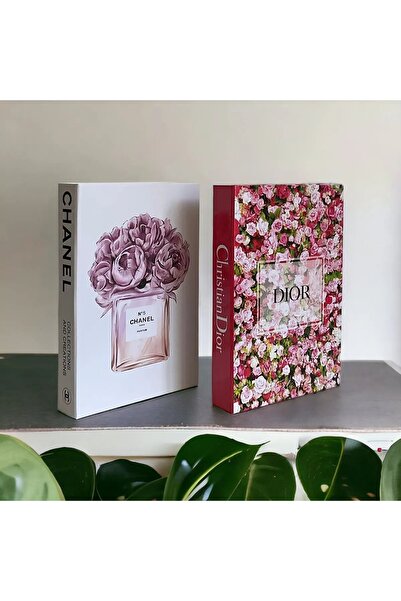 PEARLESS LOVE Dekoratif Kitap Görünümlü Kutu 2li Set