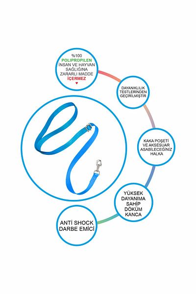 ZOBS Hands Free Travel Strap Hands Free Leash Travel Leash 280 cm