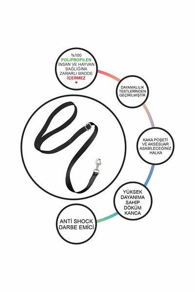 ZOBS Hands Free Travel Strap Hands Free Leash Travel Leash 280 cm