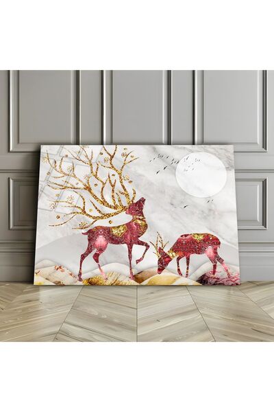 Harikabirev HARİKABİREV | STICLA INERABLE (TEMPERATA) TABLA DE CERBĂ ROZ-AURI...