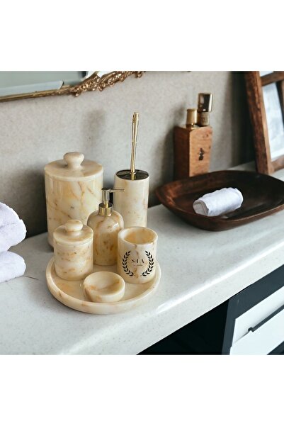 SİA ART DESİNG ΣΕΤ ΜΠΑΝΙΟΥ ΜΑΡΜΑΡΟΥ 7 ΤΕΜΑΧΙΩΝ