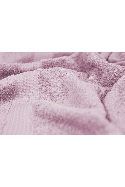 MAURAHOME Tomurcuk %100 Pamuk 6'lı Banyo Ve El Havlu Seti | 2'li 70x140cm Ve 4'lü 50x100cm |gül Kurusu