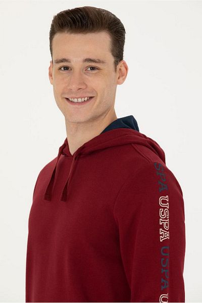 U.S. Polo Assn. U.S. Polo Assn. Мъжки суичър с качулка