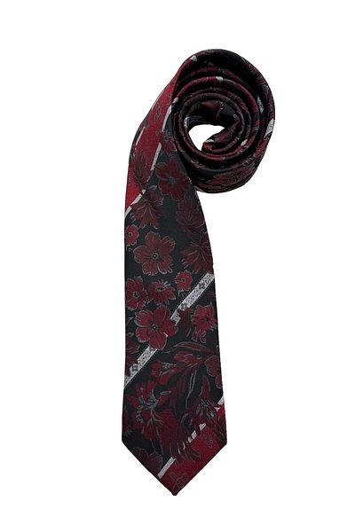 CROATE 100% Microfiber Floral Patterned Tie