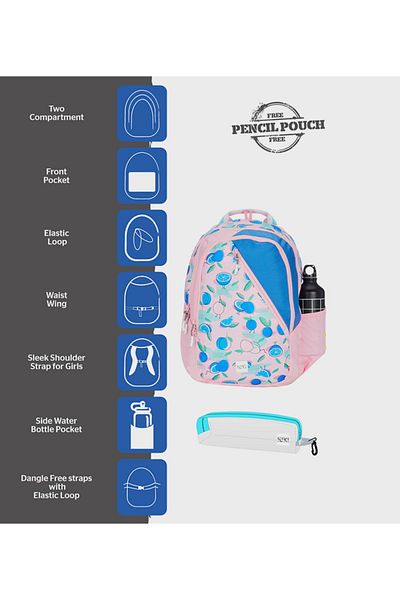 Wildcraft WIKI GIRL-1 Wildcraft Backpacks Pink 22L