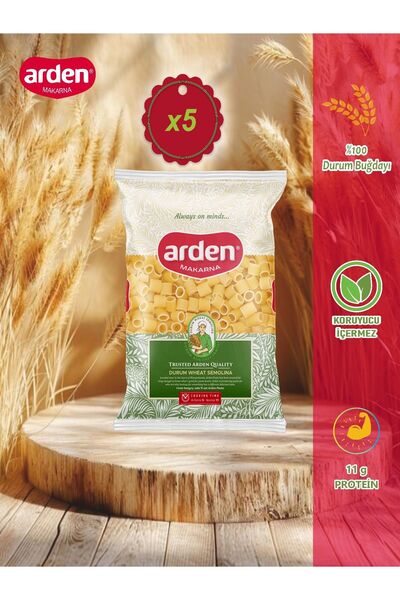 Arden Makarna Yüksük Makarna 500 gr x 5 (2.5kg)