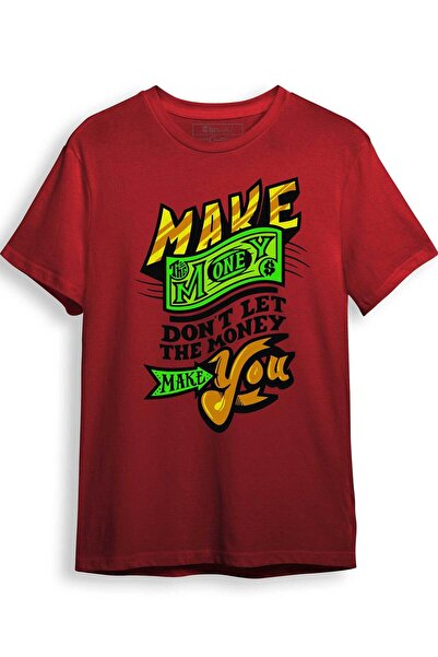 The Baski Zaradite novac dizajnirajući Štampano 100% pamuk premium crvenu majicu