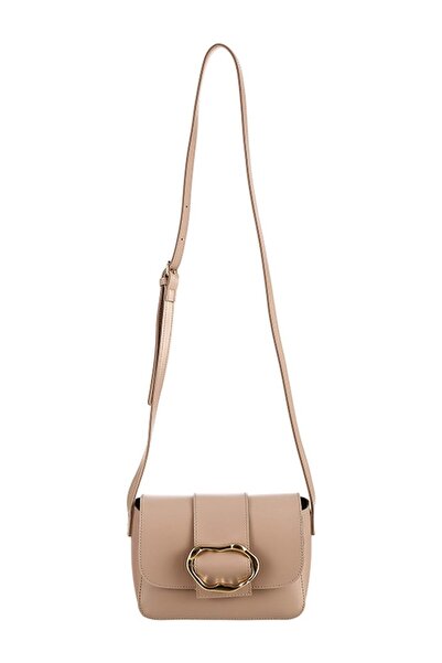 Miniso Şık Toka Detaylı Omuz Çantası - Pembe