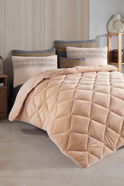 Otelonia Wellsoft Duvet Single Sleeping Set - 4-Piece Set with Double Sided Elastics and Sheets and 2 Pillowcases