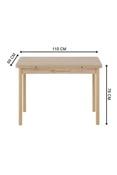 dekorazi Perla Yandan Açılır Masa 70x110 cm