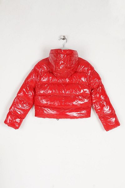 zepkids Hooded Long Sleeve Red Color Girl's Coat