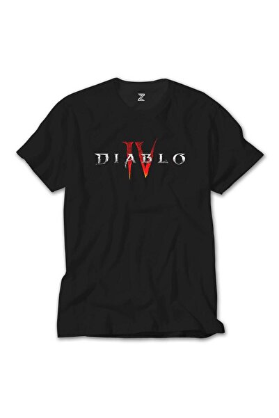 Butik Μαύρο μπλουζάκι με λογότυπο Diablo IV