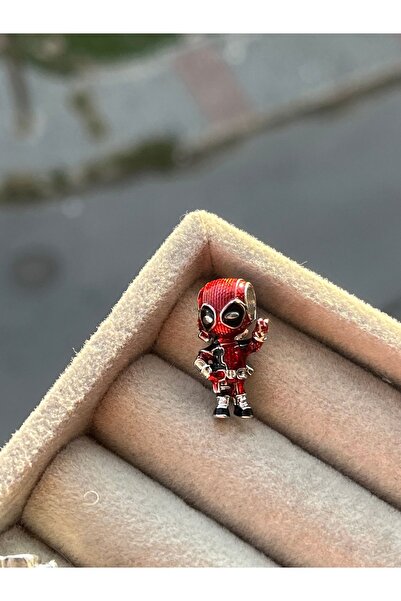 asaf deadpool charm | gümüş kaplama