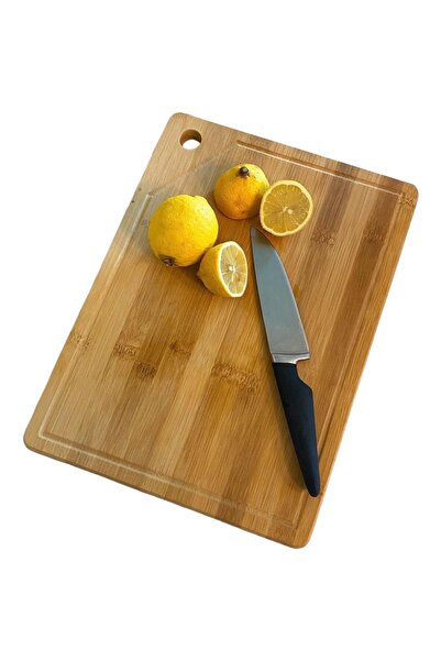 Enyaza Home Tekli Bambu Kesme Tahtası 22x 32 Cm