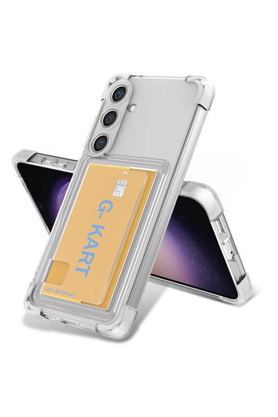Ummeslem حافظة متوافقة مع هاتف Samsung Galaxy S24 Plus G-Card مع حامل بطاقة ش...