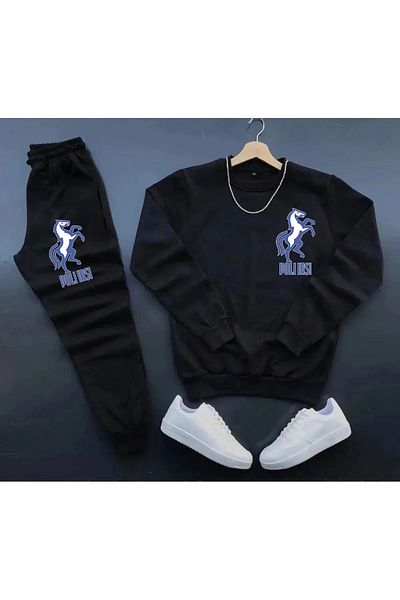 Pisa Art Poly Iasi Sweatshirt + Sweatpants 2-Piece Combination Set