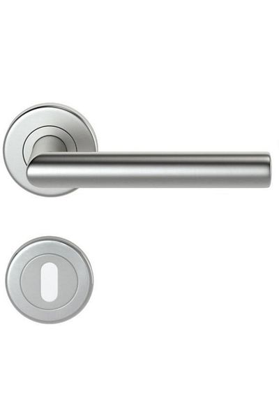 HOBİDABİ Pointed Corner Room Satin - Stainless Door and Badge Detailed