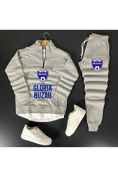 Pisa Art Gloria Buzau Sweatshirt + Sweatpants 2-Piece Combination Set