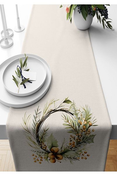 Bertille Home Autumn Series 140X40 cm Digital Printed Runner (Halloween Autumn)