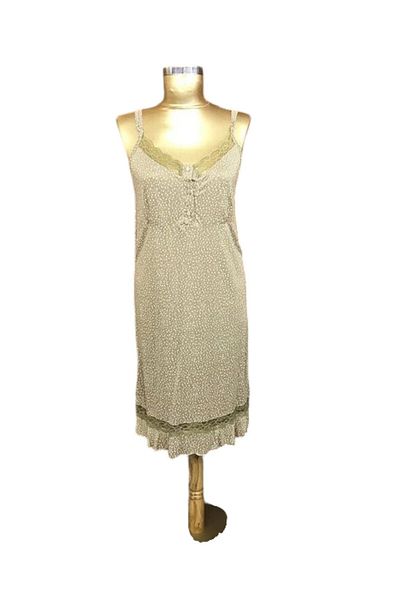 Pelin Pijama Rope Strap Nightdress -1107-Khaki