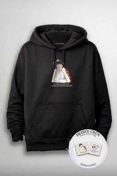 SM Satranç Medya Unisex Prince Dizi εμπριμέ κουκούλα - Πόσο πολύ μιλάς άδειας με την πίστη σου