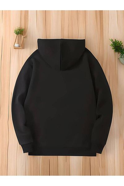 Machetta Χειμερινό φούτερ Unisex Catfather Printed Oversize - Φούτερ με κουκούλα 3 κλωστών 100% βαμβάκι