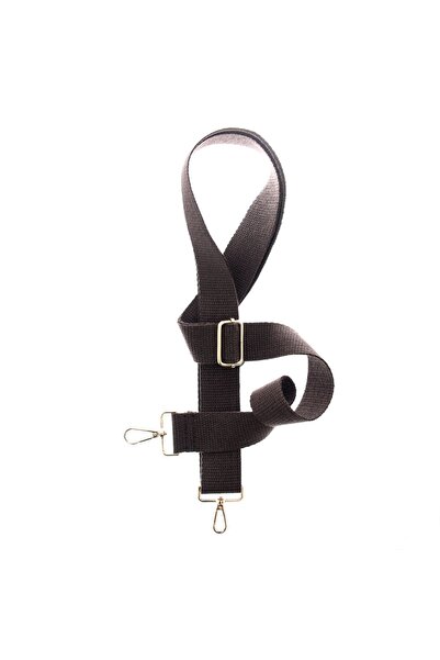 Asortishey Dark Brown Color, 185 cm Long, Gold Metal Accessories, Shoulder St...