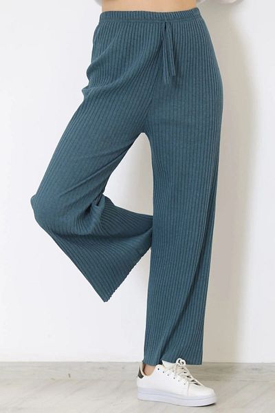 Sashaa Collection Pantaloni și pantaloni de trening pentru femei, cu nervuri, ocazional, confortabili, pentru acasă