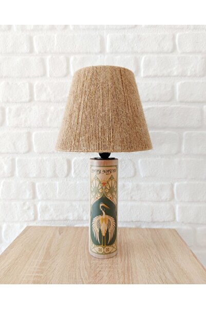 RETRO NOW Fortune Ahşap Ayaklı Abajur