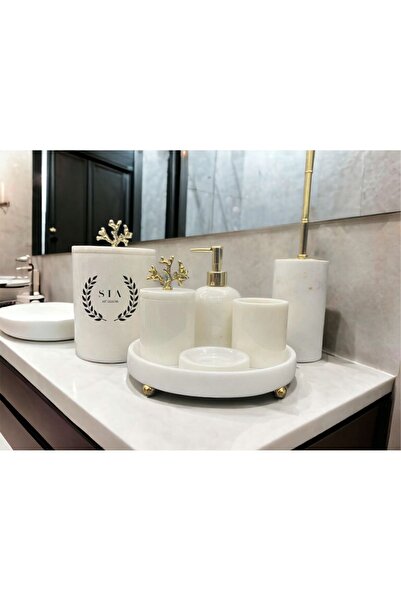 SİA ART DESİNG ΣΕΤ ΜΠΑΝΙΟΥ ΜΑΡΜΑΡΙΝΟ ΠΟΔΙ 7 ΤΕΜΑΧΙΩΝ