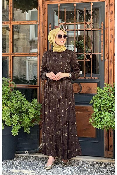 MissWhence Brown Dress 36802