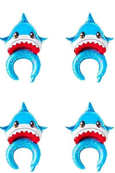 Öz Ambalaj Σετ με 4 κορώνες για πάρτι καρχαρία