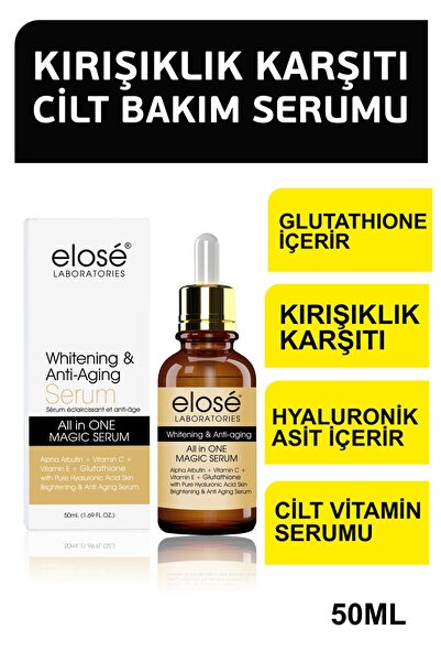 Elose Whitening And Anti Wrinkle Sunscreen Spf 50 Güneş Serumu 50ml
