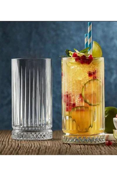 Paşabahçe Elysia 4-Piece Water Soft Drink Glass 520125 280 Cc