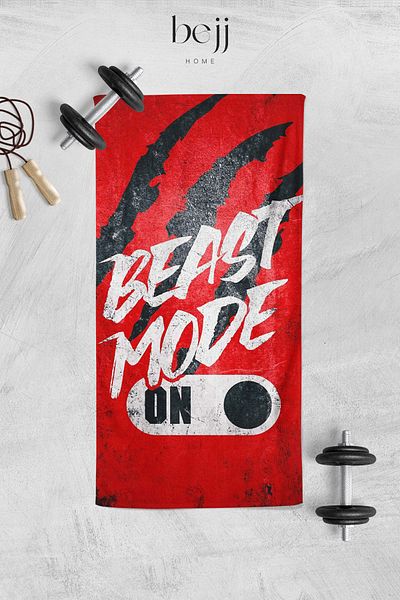 ECEMRE Digital Printed Sports Towel - Gym Towel - 50X100 cm
