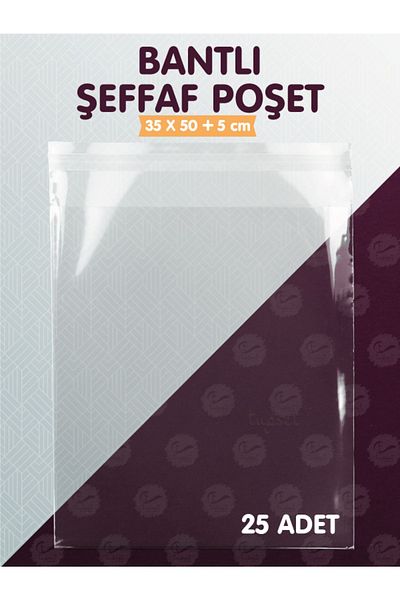 t tuğset etiket Лъскава торбичка с желатинова лента - 25 броя, 35*50+5 см, подаръчна опаковка - T1064