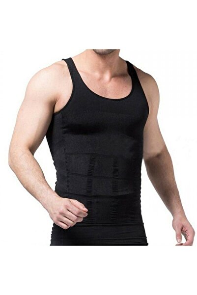 my korse مشد رياضي لتعزيز الخصر والصدر للرجال بقصة ضيقة