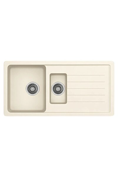 EVIER Granit Evye Base XL Series Beige - Bej (Krem) (1.5 Göz)