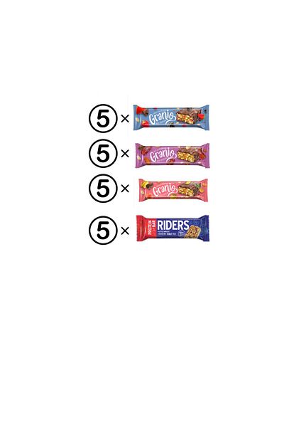 GRANIO Protein Bar Set of 20