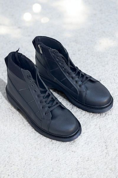DİGGO Winter Men's Guaranteed Keep Warm Inside Zippered Daily Comfortable Boots