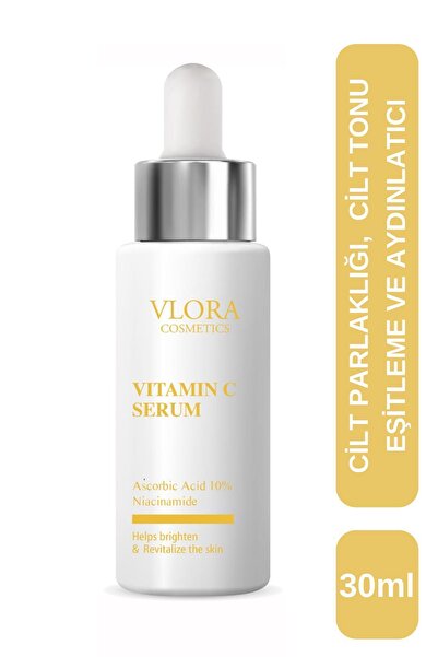 VLORA Vitamin C Serum Aydınlatıcı ( Askorbik Asit Niacinamide Vitamin B5 ) 30 ml