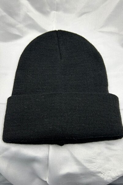 KISCHE Unisex Men's Women's Flexible Comfortable Winter Windproof Black Beanie