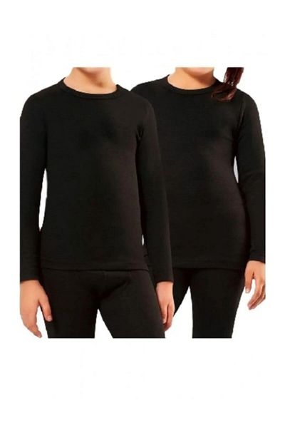 Anıt Unisex Children's Underwear - Thermal, Single Top, Long Sleeve, 92% Viscose, 8% Polyester, 2% Elastane